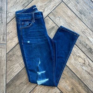Old Navy denim Power Slim Straight mid rise jeans 2
